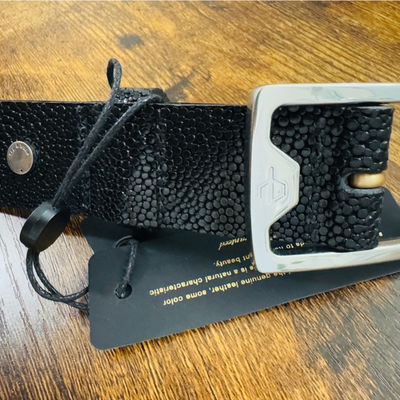 NWT Rag & Bone Boyfriend Textured Leather Belt-Small - Picture 9 of 9